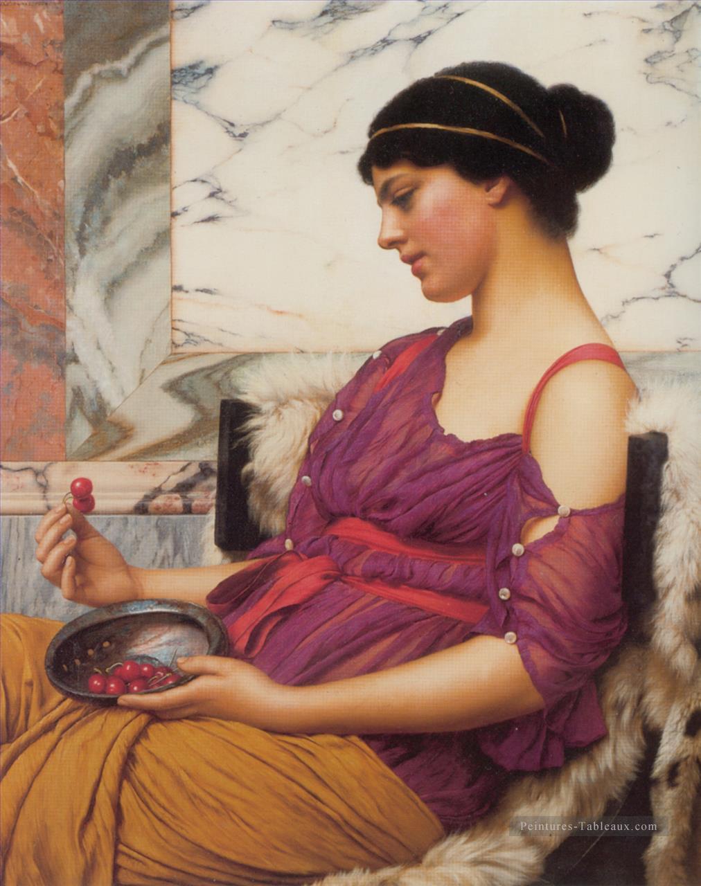 Ismaïlia 1908 néoclassique dame John William Godward Peintures à l'huile